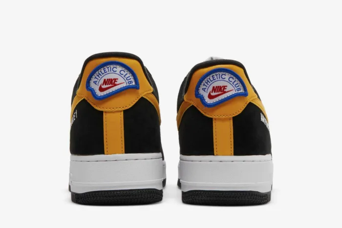 Nike Air Force 1 '07 LV8 'Athletic Club - Black University Gold' DH7568-002 - Image 6
