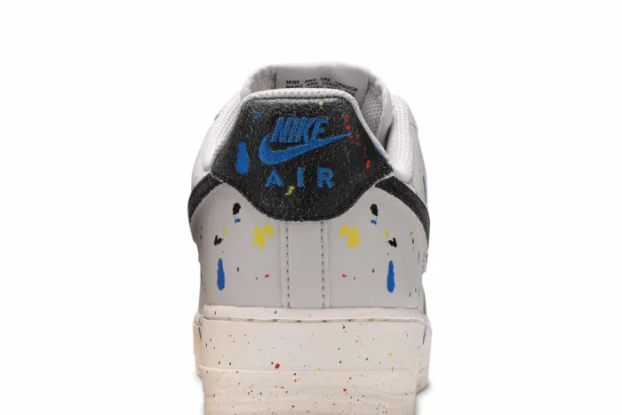 Nike Air Force 1 '07 LV8 'Paint Splatter - Light Bone' CZ0339-001 - Image 7