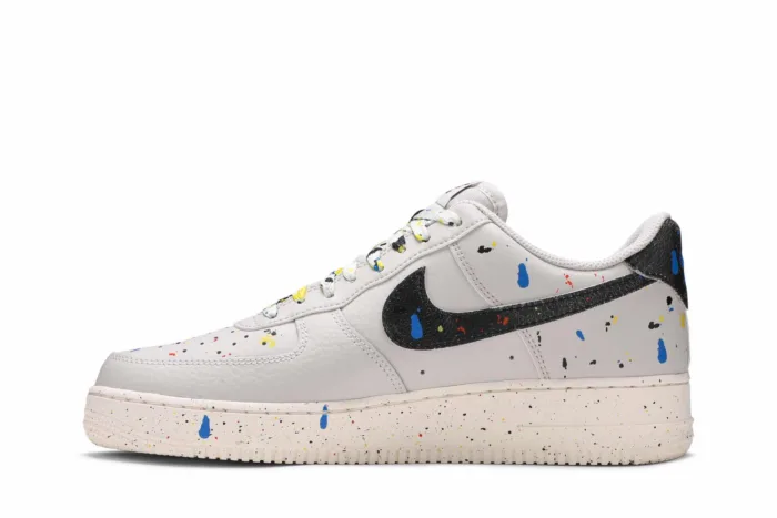 Nike Air Force 1 '07 LV8 'Paint Splatter - Light Bone' CZ0339-001 - Image 3