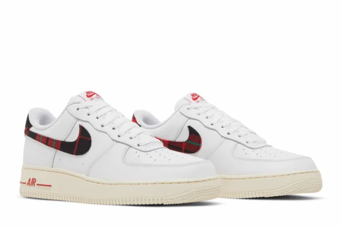 Nike Air Force 1 '07 LV8 'Tartan Plaid' DV0789-100 - Image 8