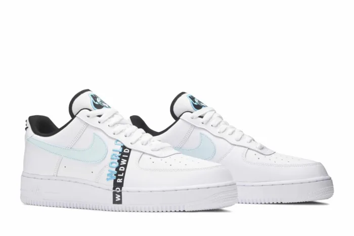 Nike Air Force 1 '07 LV8 'Worldwide Pack - Glacier Blue' CK6924-100 - Image 8