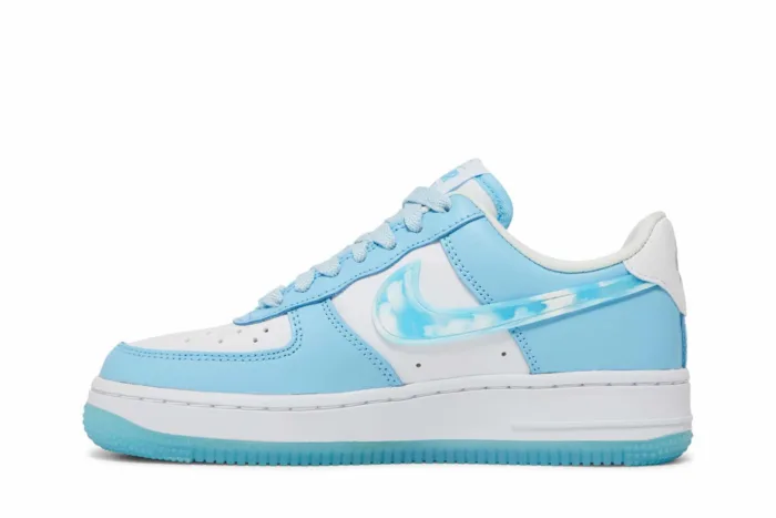 Nike Air Force 1 '07 LX 'Nail Art - Celestine Blue' DX2937-100 - Image 3