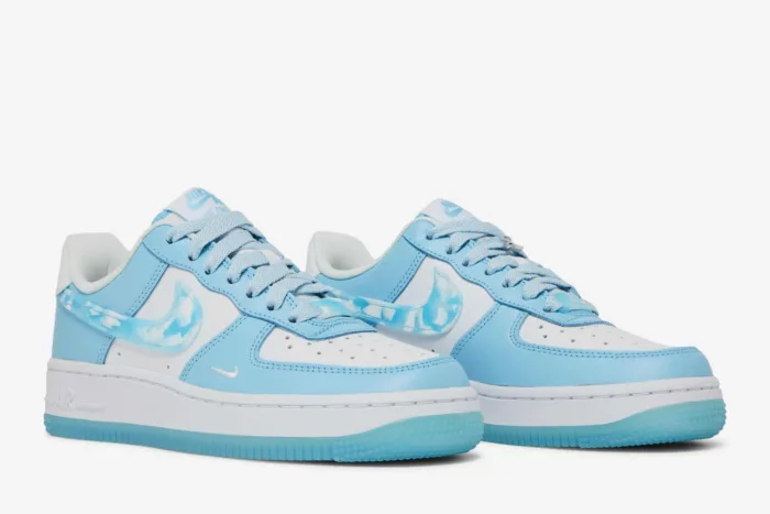 Nike Air Force 1 '07 LX 'Nail Art - Celestine Blue' DX2937-100 - Image 8
