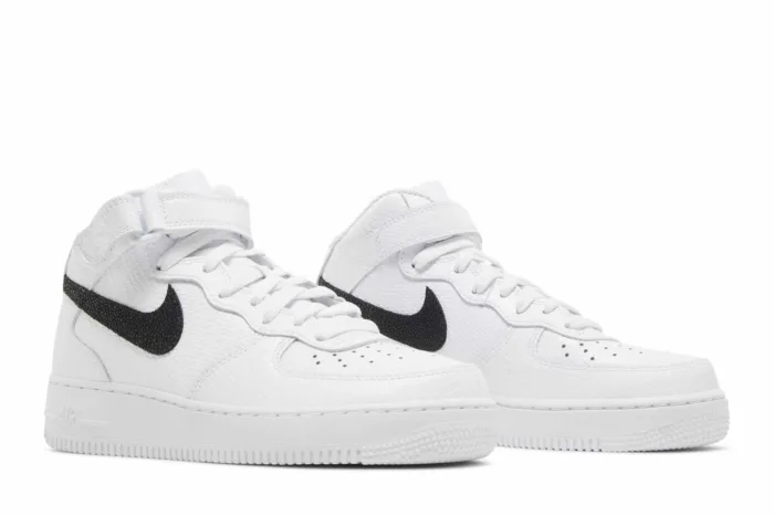 Nike Air Force 1 '07 Mid 'White Snakeskin' DZ5211-100 - Image 8
