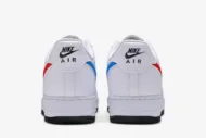 Nike Air Force 1 '07 'Mismatched Swooshes - White' CT2816-100 - Image 6