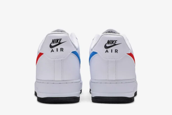 Nike Air Force 1 '07 'Mismatched Swooshes - White' CT2816-100 - Image 6