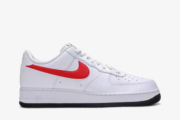 Nike Air Force 1 '07 'Mismatched Swooshes - White' CT2816-100 - Image 1