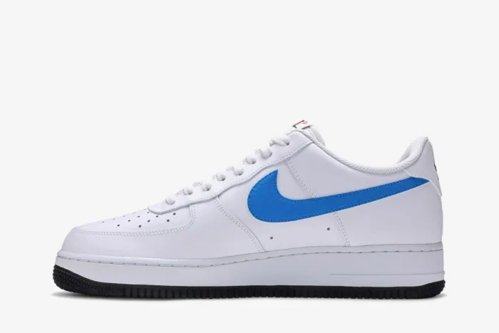 Nike Air Force 1 '07 'Mismatched Swooshes - White' CT2816-100 - Image 3