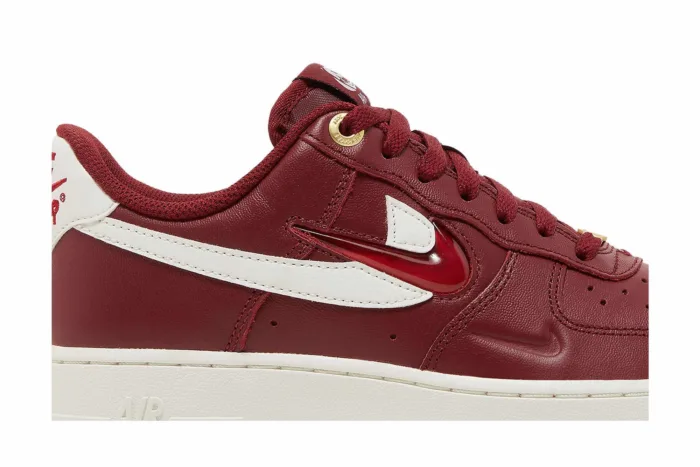 Nike Air Force 1 '07 Premium 'History of Logos - Team Red' DZ5616-600 - Image 2