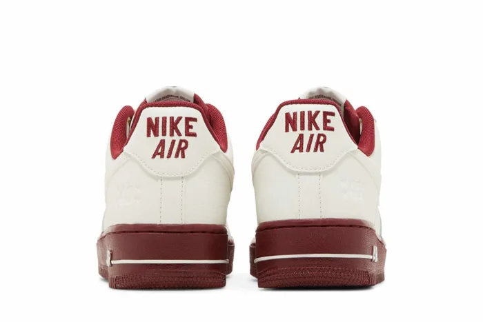 Nike Air Force 1 '07 SE '40th Anniversary - Sail Team Red' DQ7582-100 - Image 6