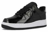 Nike Air Force 1 07 SE Premium 'Black Silver' AH6827-001 - Image 3