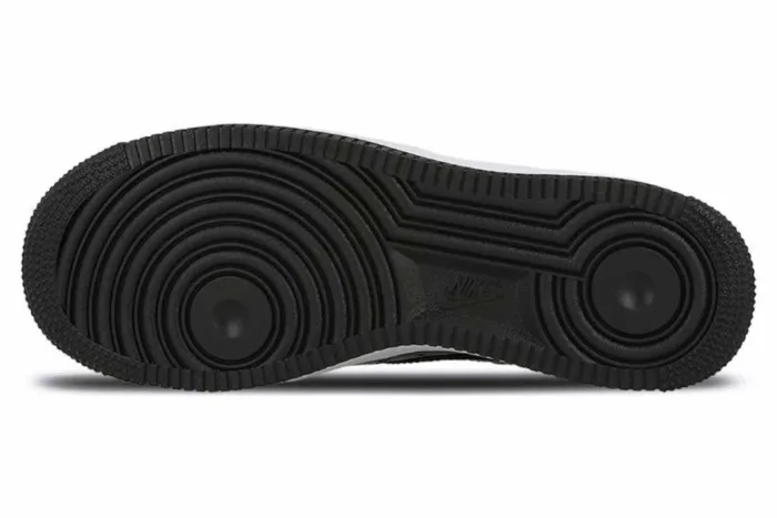 Nike Air Force 1 07 SE Premium 'Black Silver' AH6827-001 - Image 6