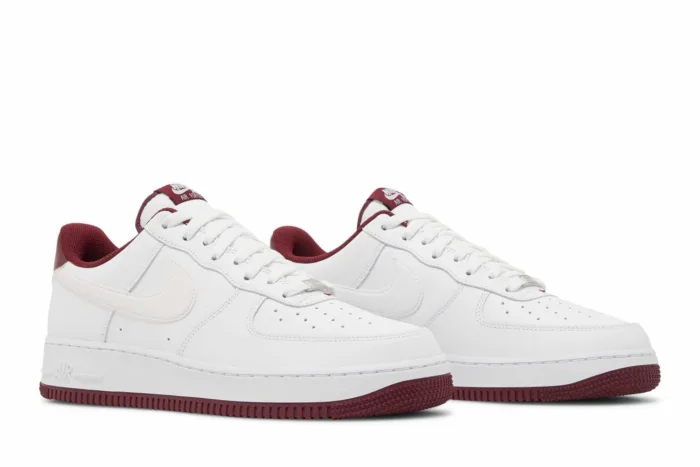 Nike Air Force 1 '07 'White Dark Beetroot' DH7561-106 - Image 8