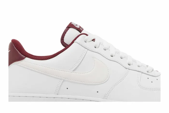 Nike Air Force 1 '07 'White Dark Beetroot' DH7561-106 - Image 2