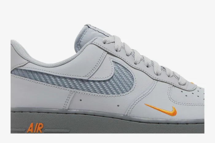 Nike Air Force 1 '07 'Wolf Grey Kumquat' DR0155-001 - Image 2