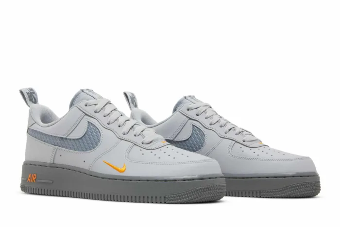 Nike Air Force 1 '07 'Wolf Grey Kumquat' DR0155-001 - Image 8