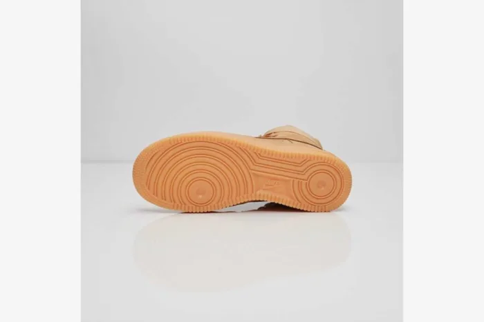 Nike Air Force 1 Hi Prm 'Flax' 654440-200 - Image 4