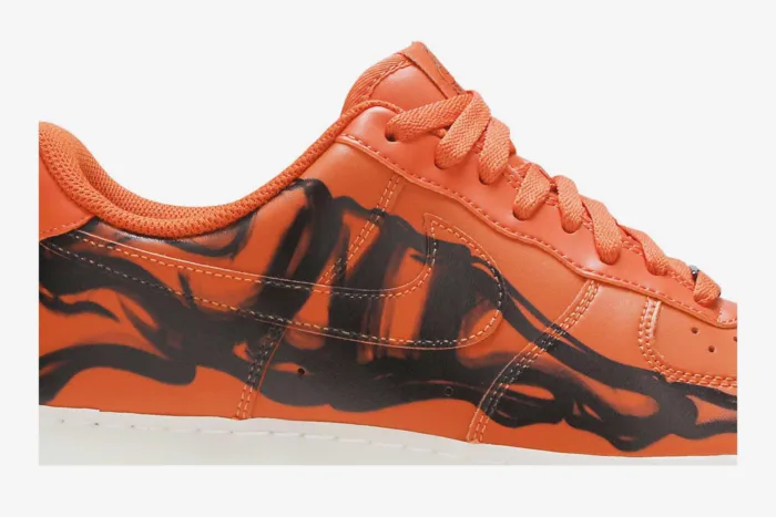 Nike Air Force 1 Low 'Orange Skeleton' CU8067-800 - Image 2