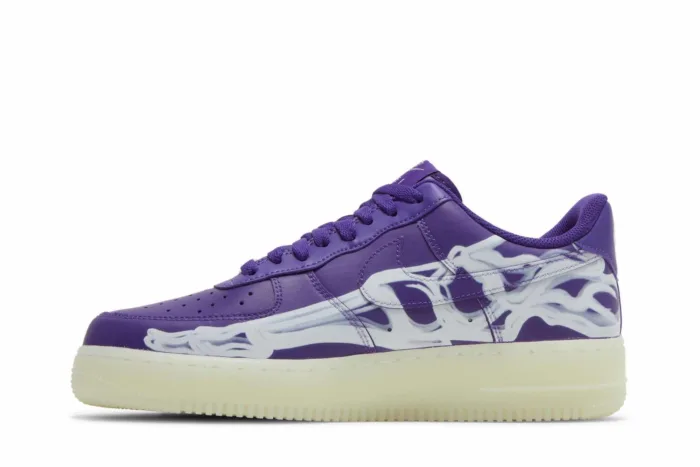 Nike Air Force 1 Low 'Purple Skeleton' CU8067-500 - Image 3