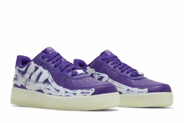 Nike Air Force 1 Low 'Purple Skeleton' CU8067-500 - Image 8
