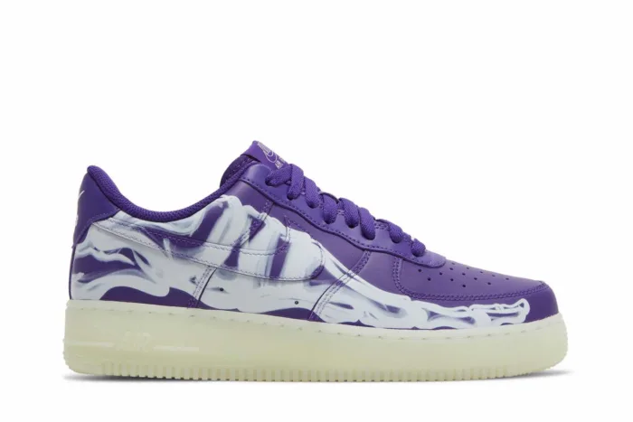 Nike Air Force 1 Low 'Purple Skeleton' CU8067-500 - Image 1