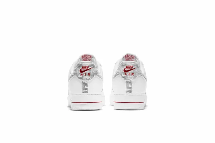 Nike Air Force 1 Low 'Topography Pack - White University Red' DH3941-100 - Image 5