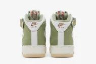 Nike Air Force 1 Mid QS 'Olive Green Total Orange' DQ3505-100 - Image 6