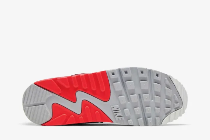 Nike Air Max 90 Essential 'Bright Crimson Black' AJ1285-012 - Image 4