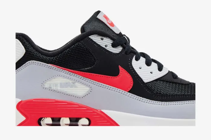 Nike Air Max 90 Essential 'Bright Crimson Black' AJ1285-012 - Image 2