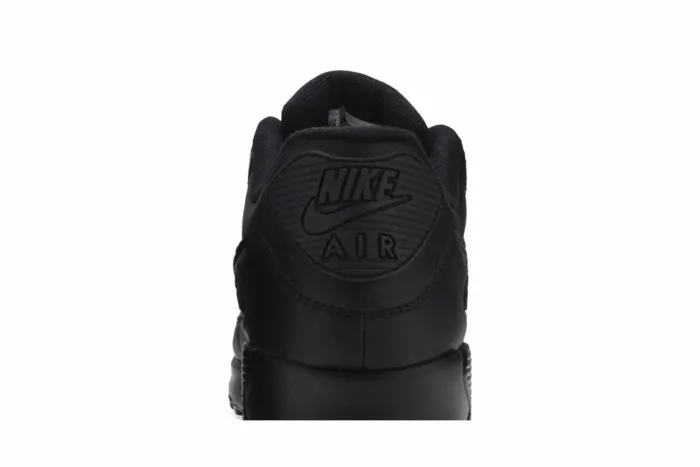 Nike Air Max 90 Leather 'Black' 302519-001 - Image 7