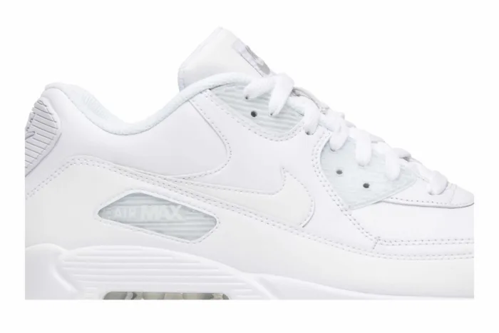 Nike Air Max 90 'White Leather' 302519-113 - Image 2