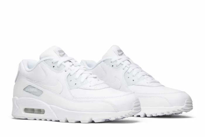 Nike Air Max 90 'White Leather' 302519-113 - Image 8