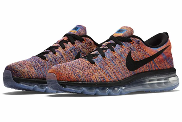 Nike Air Max Flyknit 'Blue Concord Crimson' 620469-404 - Image 2