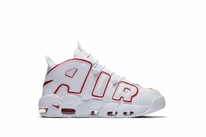 Nike Air More Uptempo 'White Varsity Red' 2021 921948-102 - Image 2
