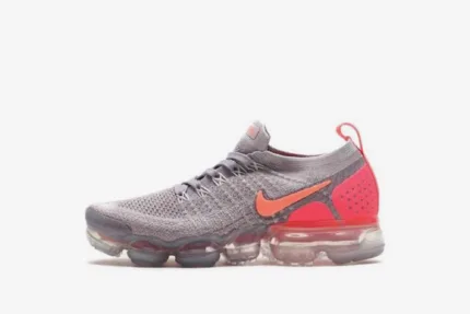 Nike Air VaporMax Flyknit 2 'Grey Crimson' 942843-005