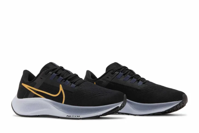 Nike Air Zoom Pegasus 38 'Black Metallic Gold Coin' CW7358-004 - Image 8