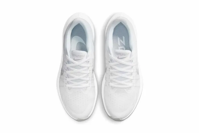 Nike Air Zoom Winflo 8 'White Metallic Silver' CW3421-104 - Image 4
