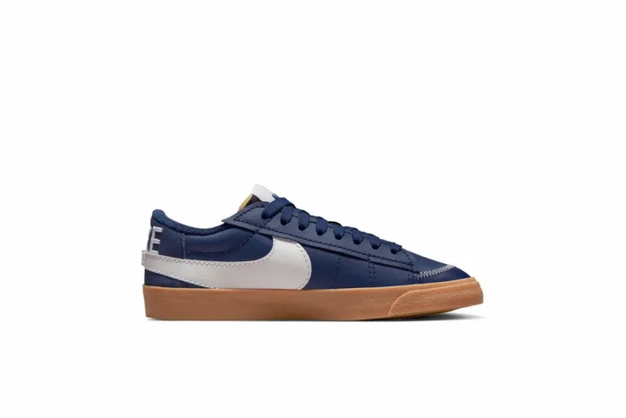 Nike Blazer Low '77 Jumbo 'Midnight Navy Gum' DR9865-400 - Image 2