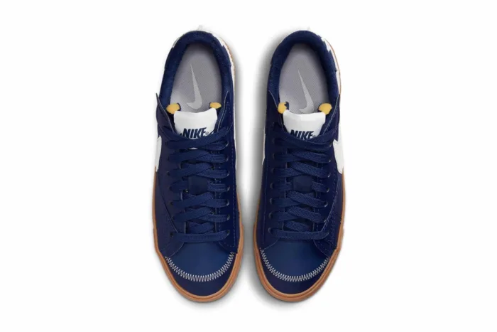 Nike Blazer Low '77 Jumbo 'Midnight Navy Gum' DR9865-400 - Image 4