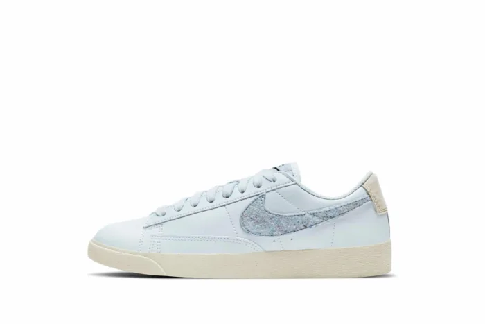 Nike Blazer Low SE 'Recycled Wool Pack- Light Armory Blue' DA4934-400 - Image 1
