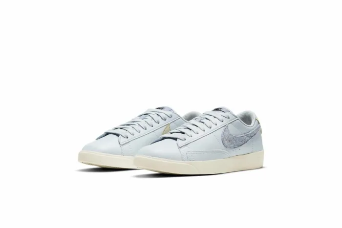 Nike Blazer Low SE 'Recycled Wool Pack- Light Armory Blue' DA4934-400 - Image 3