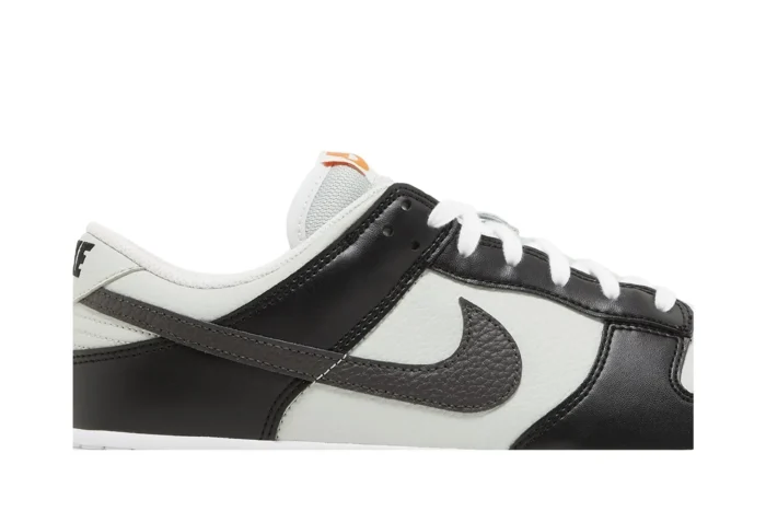 Nike Dunk Low 'Black Total Orange Mini Swoosh' FN7808-001 - Image 2