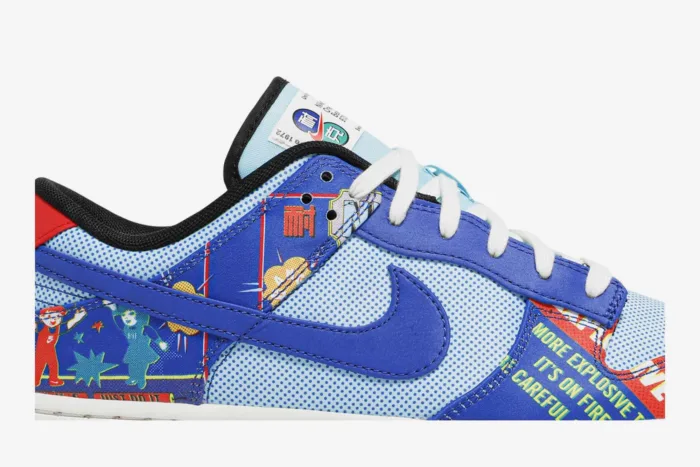 Nike Dunk Low 'Chinese New Year - Firecracker' DD8477-446 - Image 2