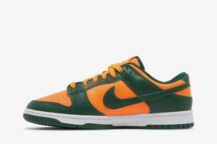 Nike Dunk Low 'Miami Hurricanes' DD1391-300 - Image 3