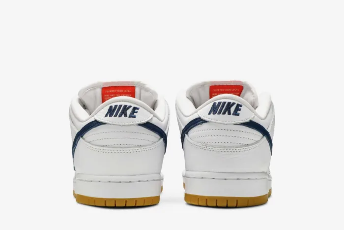 Nike Dunk Low Pro ISO SB 'Orange Label - White Navy' CZ2249-100 - Image 6