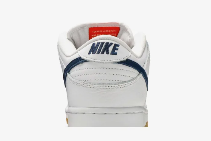 Nike Dunk Low Pro ISO SB 'Orange Label - White Navy' CZ2249-100 - Image 7