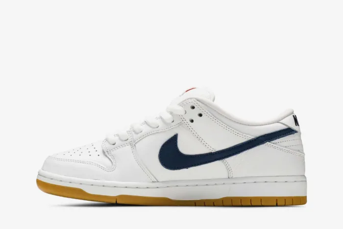 Nike Dunk Low Pro ISO SB 'Orange Label - White Navy' CZ2249-100 - Image 3