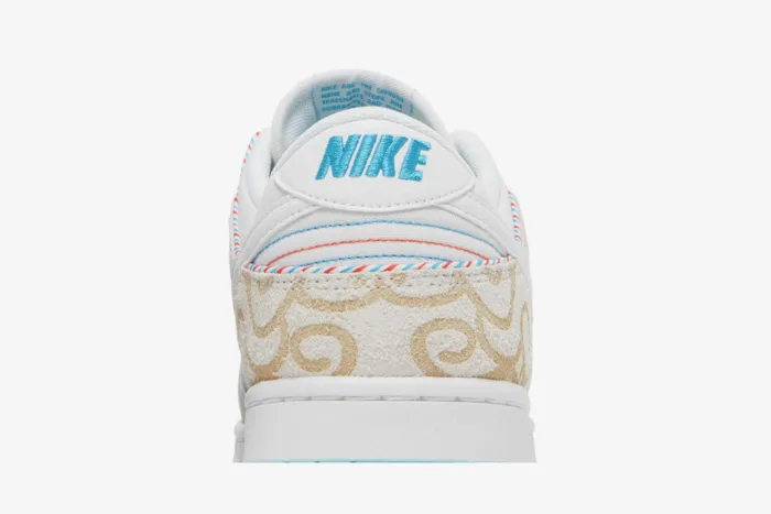 Nike Dunk Low SE 'Barber Shop - Grey' DH7614-500 - Image 7