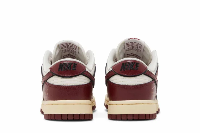 Nike Dunk Low SE 'Just Do It Sail Team Red' DV1160-101 - Image 6