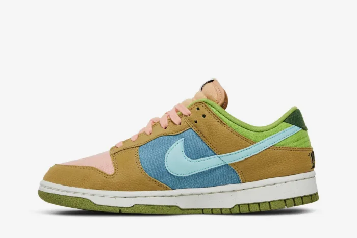 Nike Dunk Low 'Sun Club - Arctic Orange Sanded Gold' DM0583-800 - Image 3